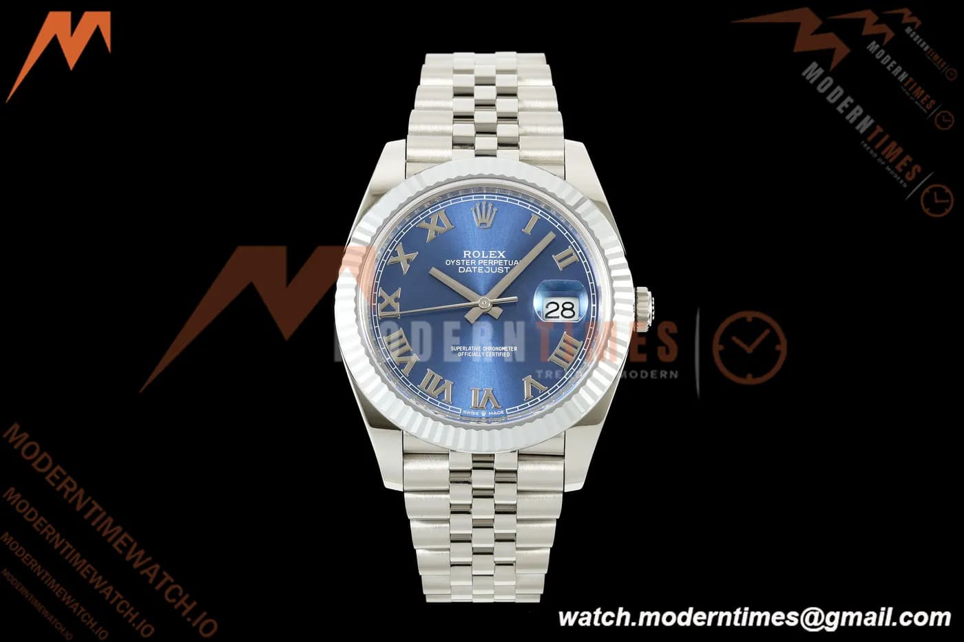Rolex - Datejust 126334 41mm Jub Flt 904L SS/SS Blu/Rmn RCF JH3235