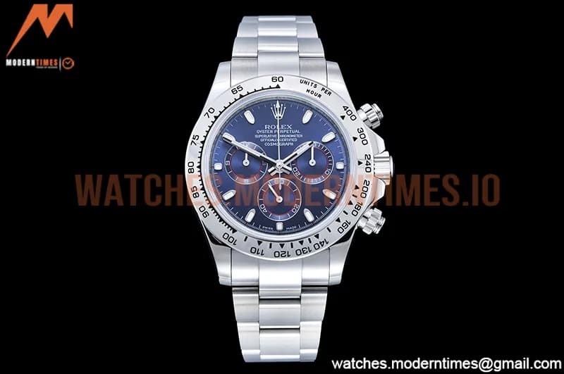 Rolex - Daytona 116519 SS/SS Blue/Stk OMF A7750