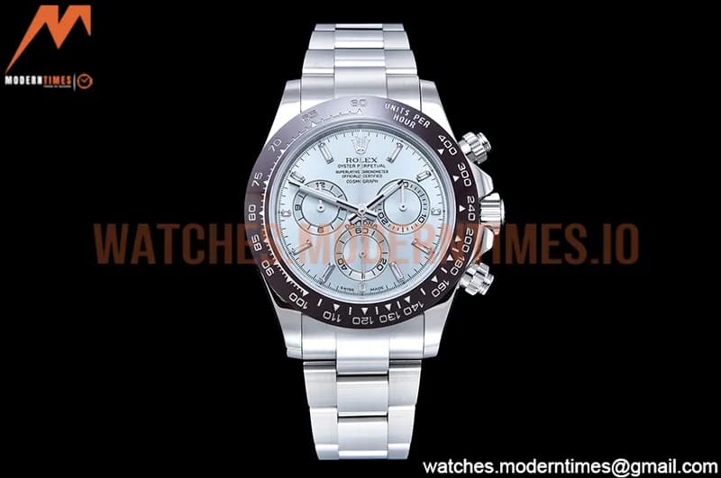 Rolex - Daytona 116500 Brn SS/SS I-Blue/Dia OMF A7750