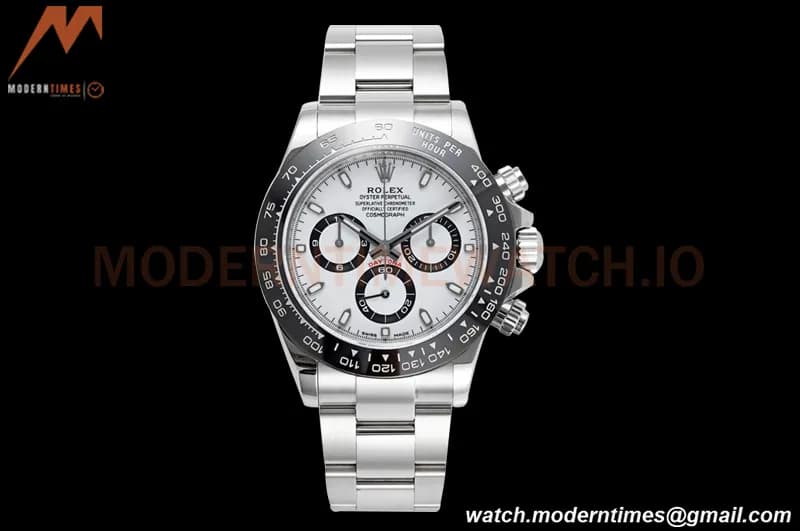 Rolex - Daytona 116500 40mm CER SS/SS White 904L ZF SH4130