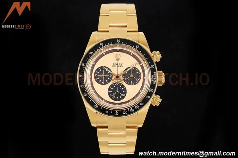 Rolex - Daytona Retro 6241 Artisans De Genève YG/YG Beige ADGF A7750