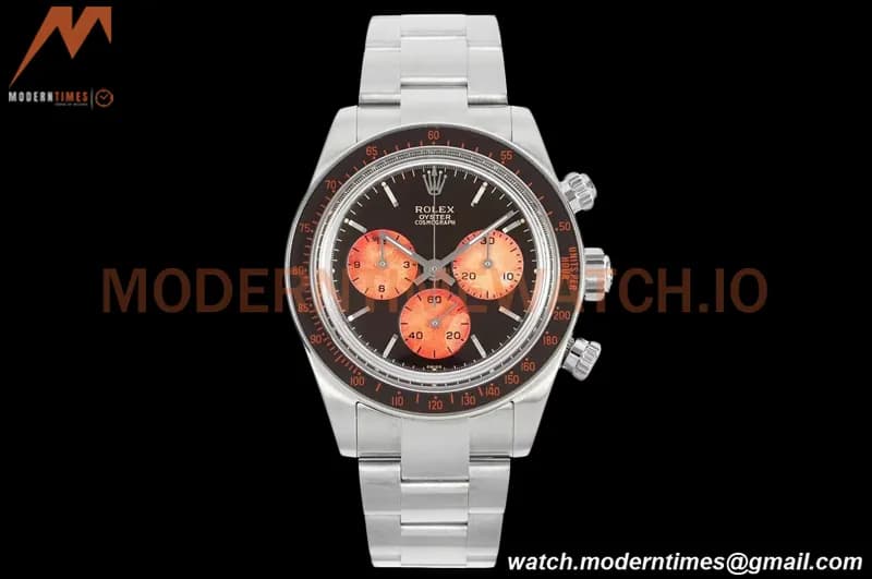 Rolex - Daytona Retro Rusty Artisans De Genève SS/SS Black ADGF A7750