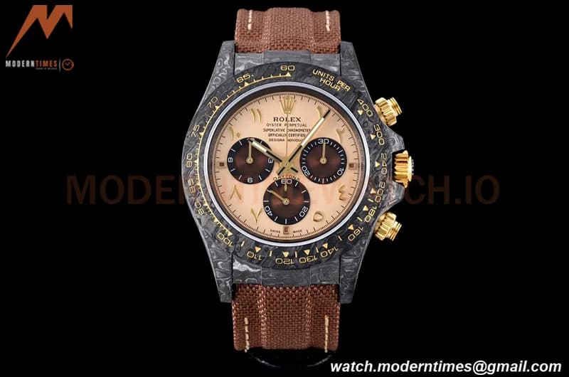 Rolex - Daytona 40mm Dessert Eagle Arabic FC/NY Blk/Champ DIWF A7750
