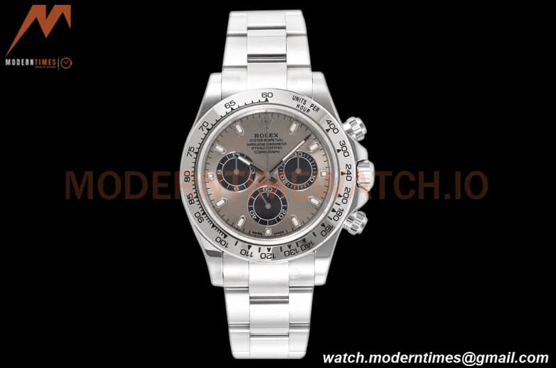 Rolex - Daytona 116509 40mm 904L SS/SS Grey/Blk/Stk King SH4130