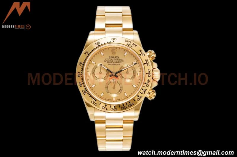 Rolex - Daytona 116508 40mm 904L YG/YG YG/Stk King SH4130