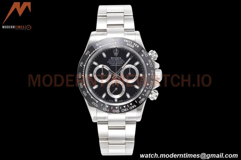 Rolex - Daytona 116500LN 40mm 904L Ceramic SS/SS Blk/Blk King SH4130