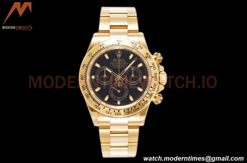 Rolex - Daytona 116508 40mm 904L YG/YG Blk/Stk King SH4130