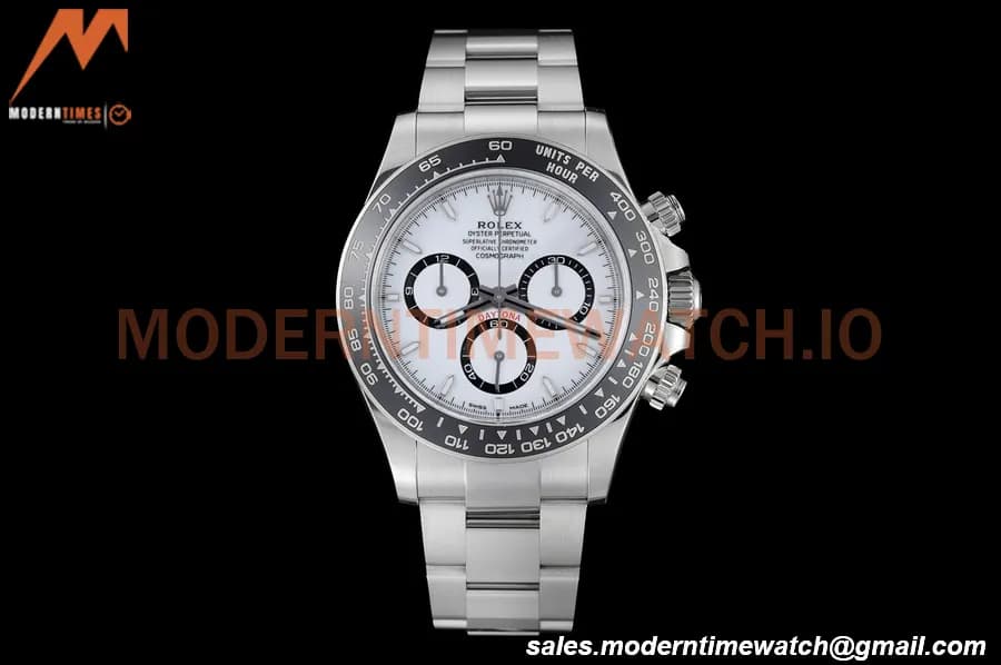 Rolex - Daytona 126500LN 40mm CER SS/SS 904L White SBF DD4802 Mod