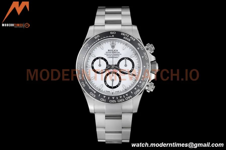 Rolex - Daytona 126500LN 40mm CER SS/SS 904L White BTF DD4131