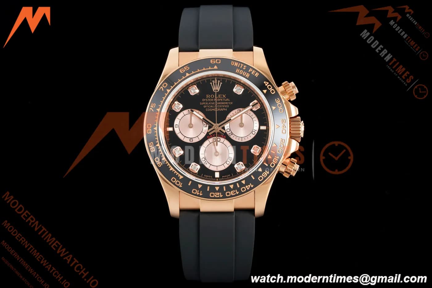 Rolex - Daytona 126515LN 40mm V10 Gain Weight CER/RG/RU Blk/RG/Dia QF SH4131