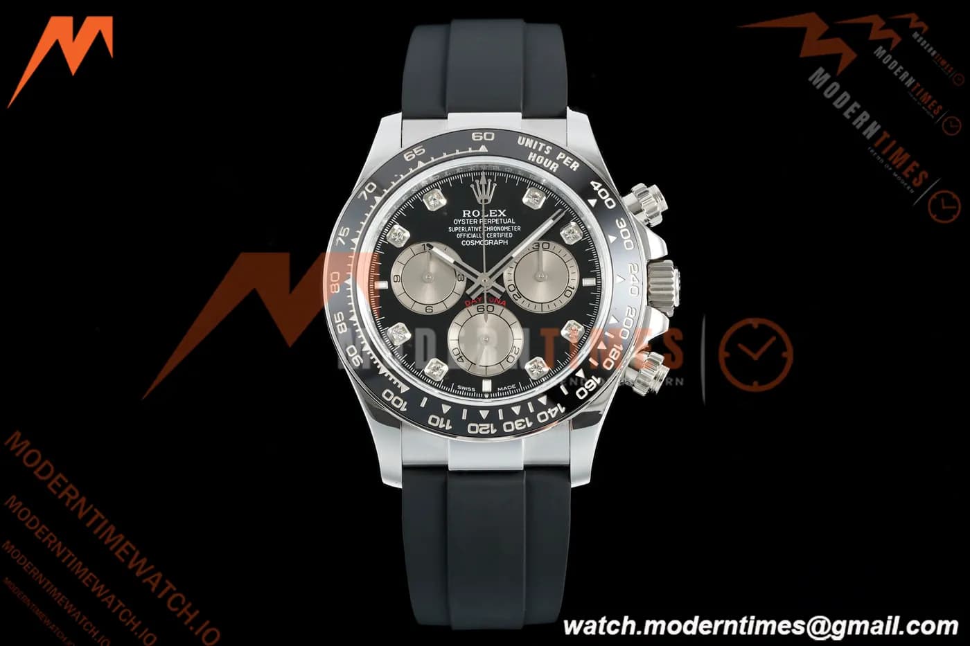 Rolex - Daytona 126519LN 40mm V10 Gain Weight CER/SS/RU Blk/Gry/Dia QF SH4131