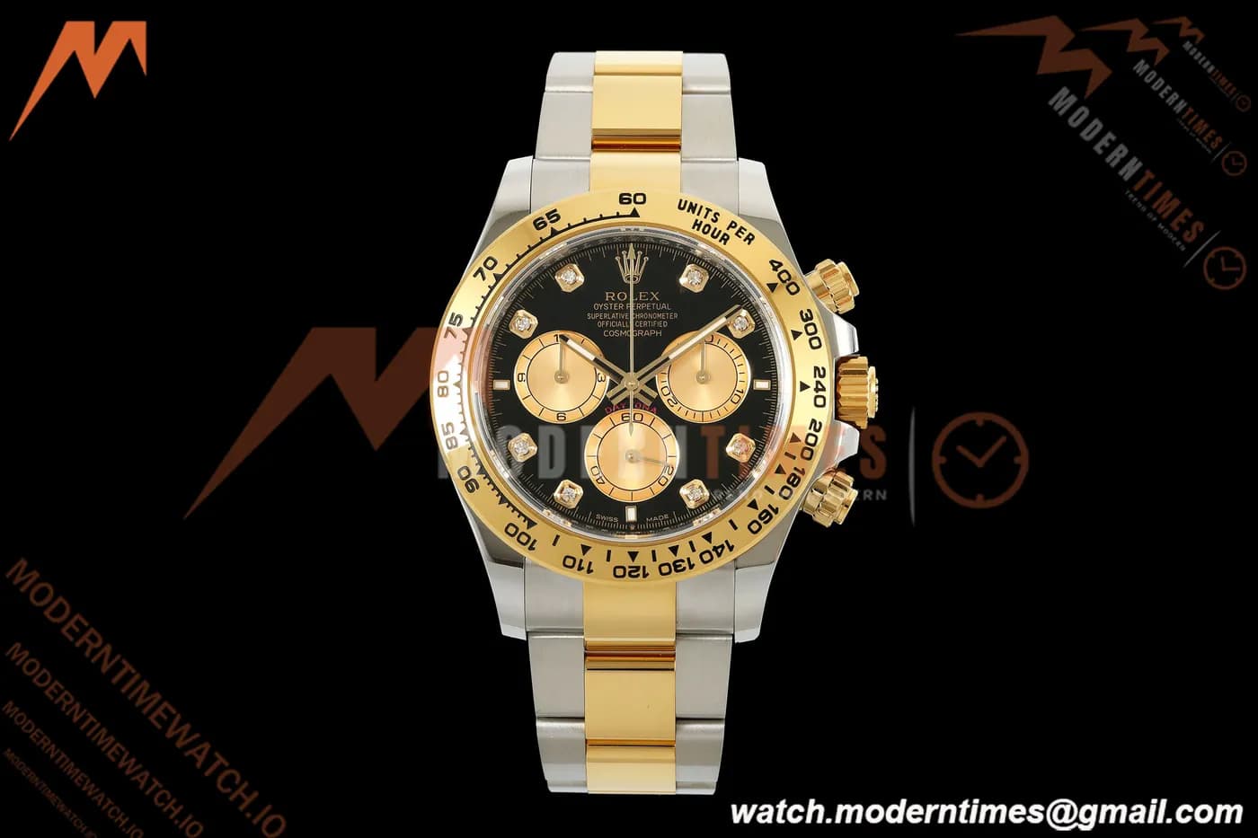 Rolex - Daytona 126503 40mm 904L YG/SS Blk/Gold/Dia THBF SH4131