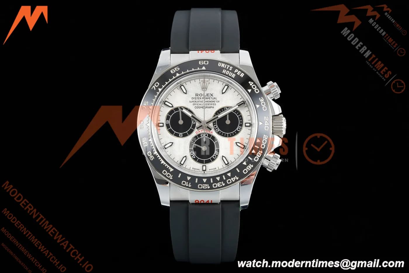 Rolex - Daytona 126519LN 40mm Gain Weight CER/WG/RU Grey/Blk/Stk Meteorite Dial QF V10 SH4131