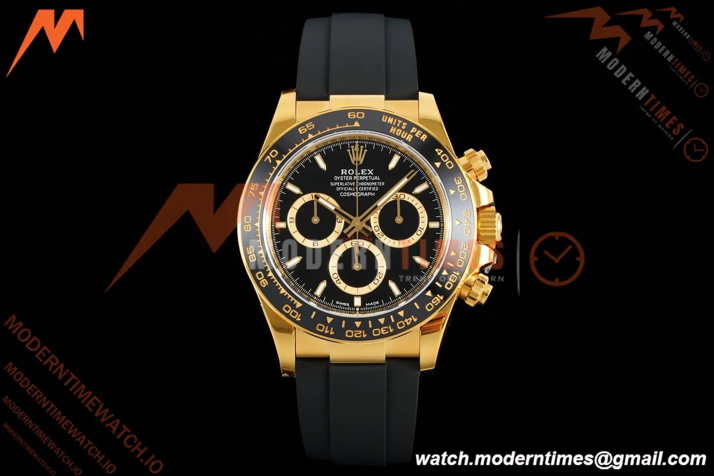 Rolex - Daytona 126518LN 40mm Gain Weight CER/YG/RU Blk/Stk VSF V2 DD4131