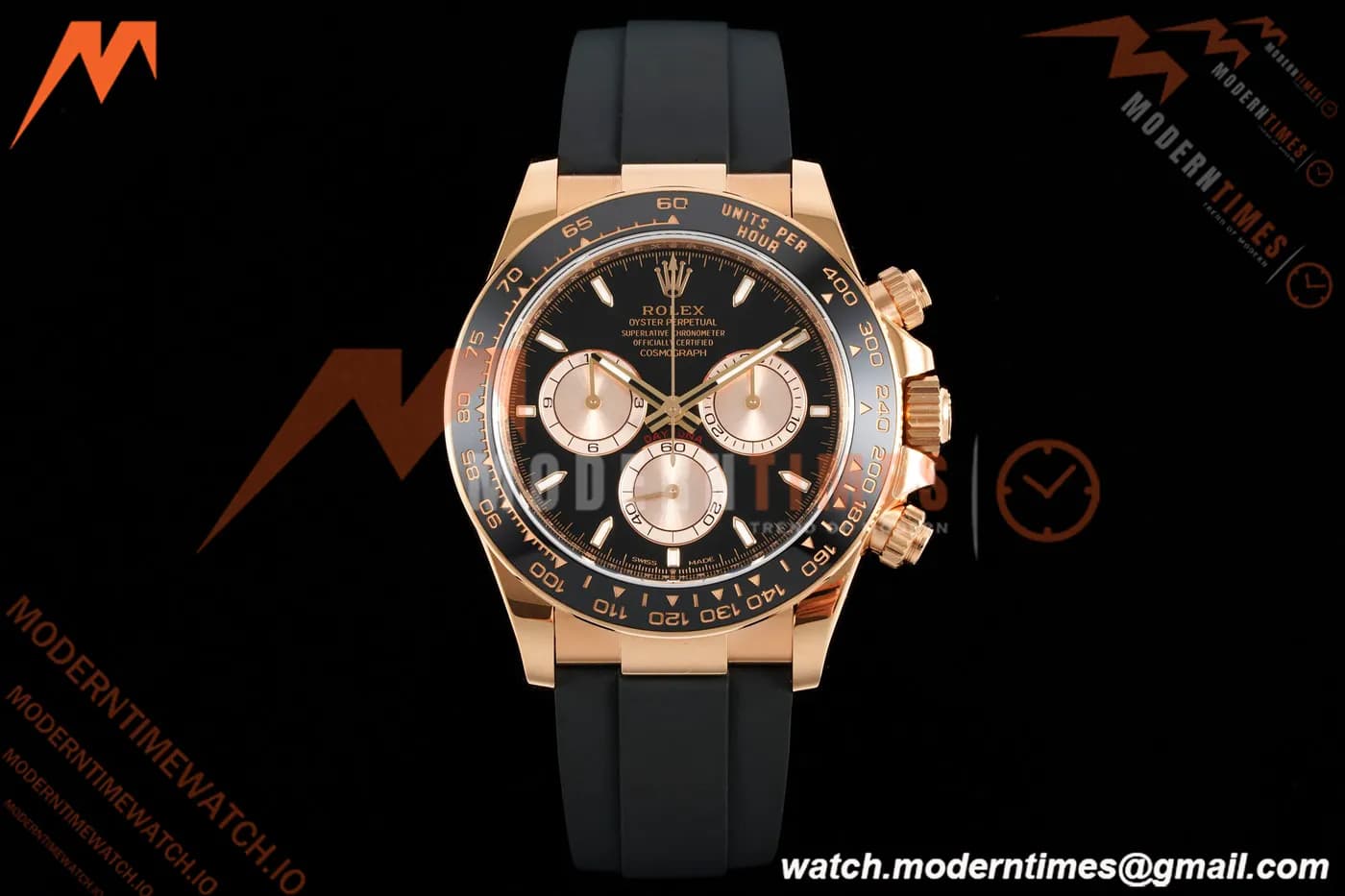 Rolex - Daytona 126515LN 40mm Gain Weight CER/RG/RU Blk/RG/Stk VSF V2 DD4131
