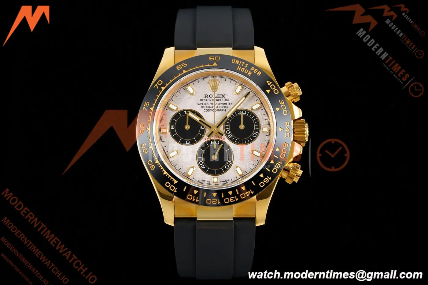Rolex - Daytona 116518LN 40mm Tungsten Gain Weight YG/RU Meteorite Dial QF V11 SH4130