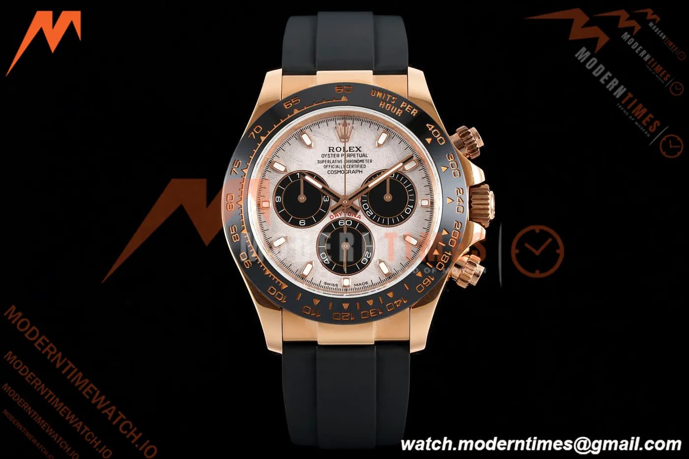 Rolex - Daytona 116515LN 40mm Tungsten Gain Weight RG/RU Meteorite Dial QF V11 SH4130