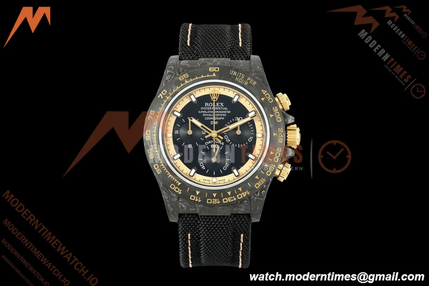 Rolex - Daytona 40mm DiW Cream Invert Black Carbon Fiber FC/NY Black Dial N6F SA4130