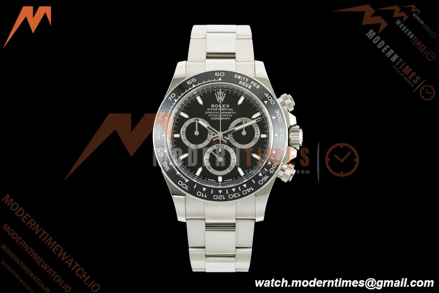 Rolex - Daytona 126500LN 40mm CER 904L SS/SS Black AR+F SH4131