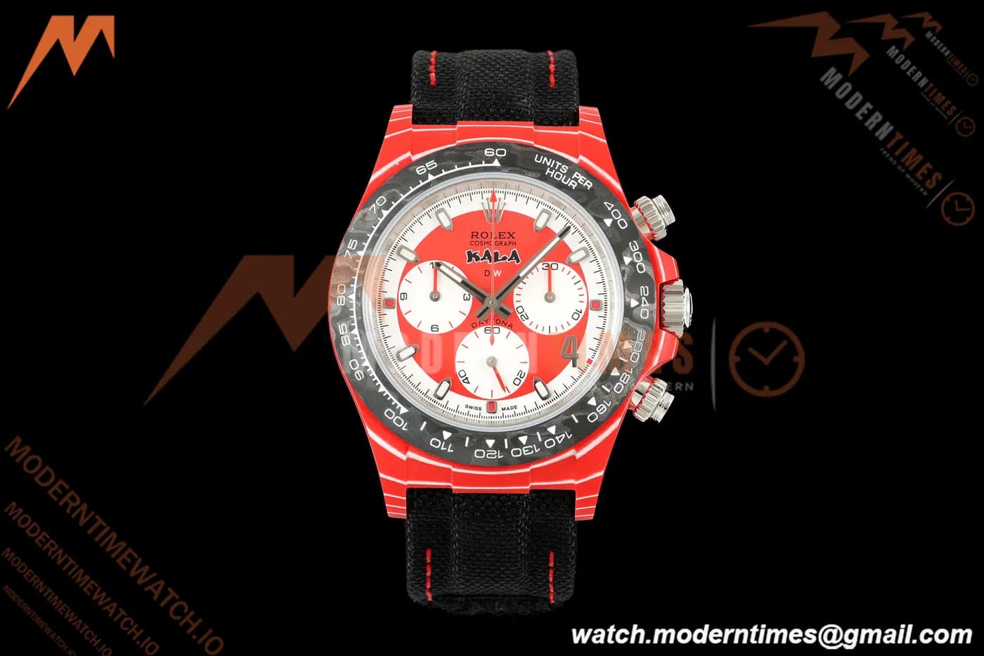 Rolex - Daytona 40mm DiW x KAKHA KALADZE Red Carbon Fiber FC/NY Red Dial DIWF DD4801