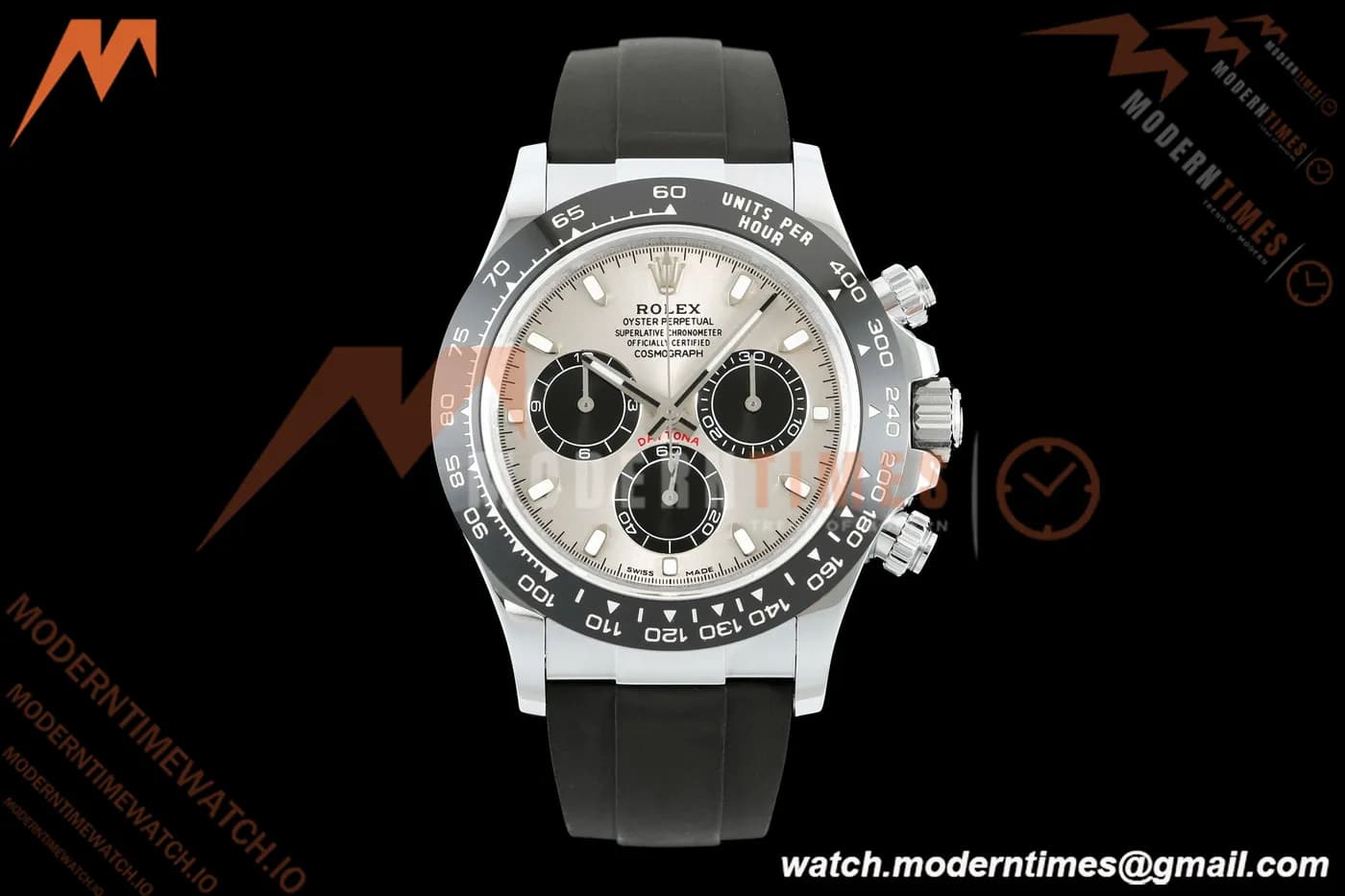 Rolex - Daytona 126519LN 40mm Gain Weight CER/WG/RU Gry/Blk/Stk TMF SH4131