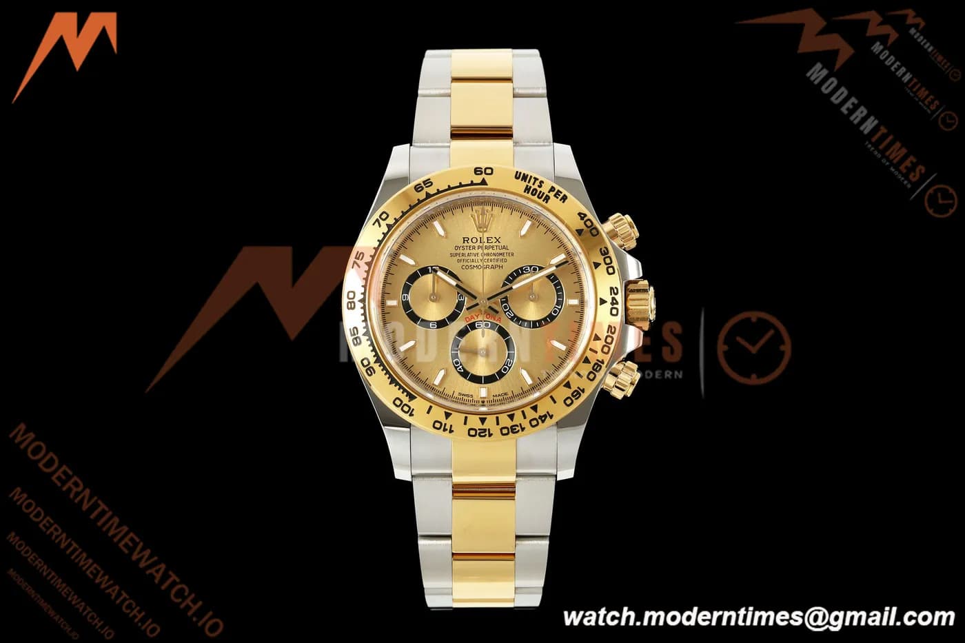 Rolex - Daytona 126503 40mm SS/YG Gold/Stk Dial UFO UF4131 Free Sprung