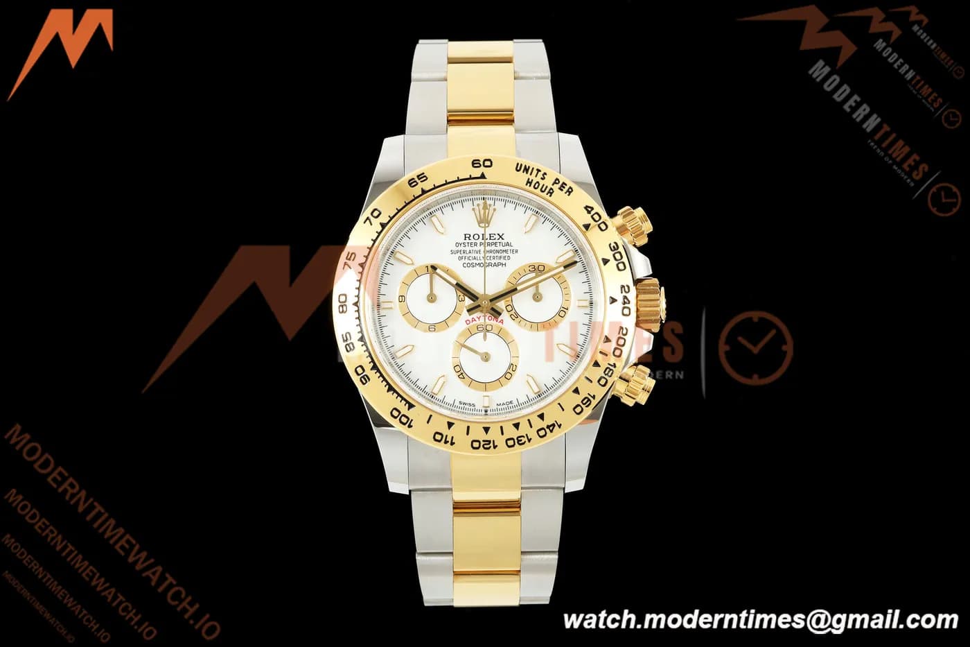 Rolex - Daytona 126503 40mm SS/YG Wht/Stk Dial UFO UF4131 Free Sprung