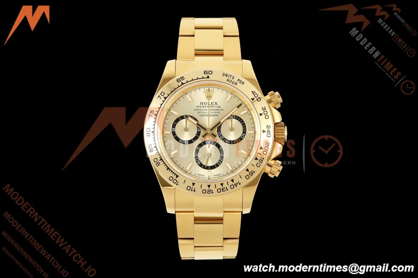 Rolex - Daytona 126508 40mm YG/YG Yellow Gold Dial UFO UF4131 Free Sprung