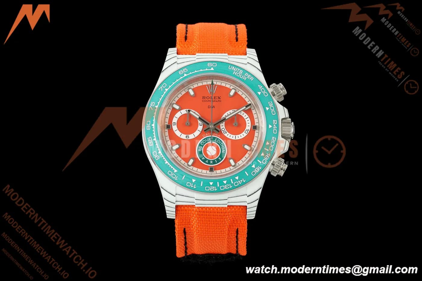 Rolex - Daytona 40mm DIW Roland Garros Edition FC/NY Clay Orange Dial DIWF SH4130