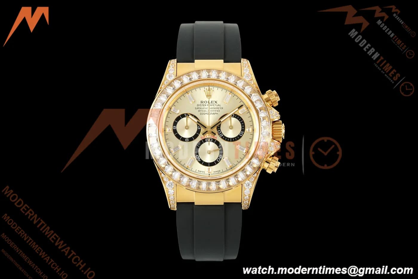 Rolex - Daytona 126538 40mm Gain Weight YG/RU YG/Dia QF V13 JH4131 Free Sprung