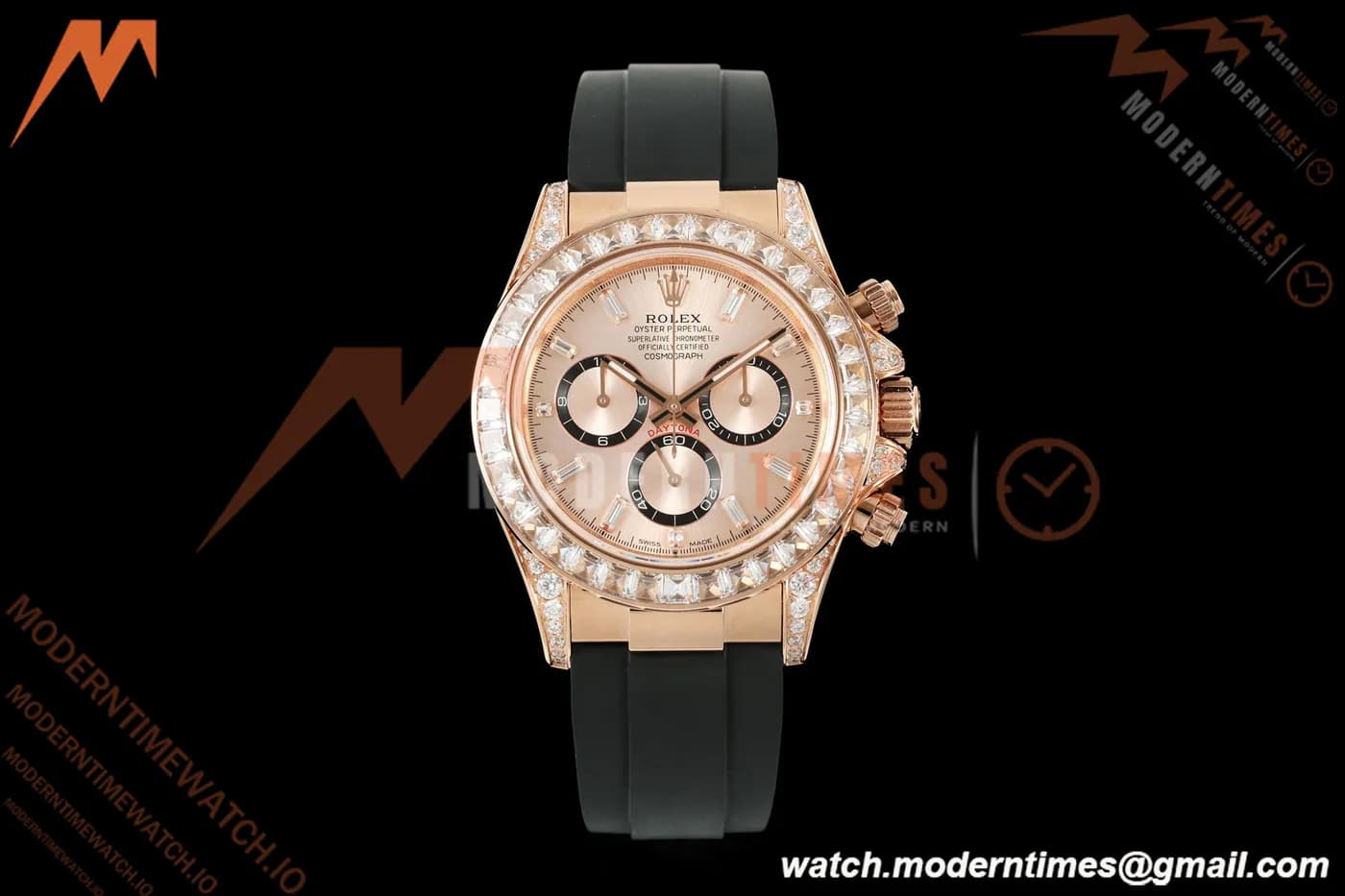Rolex - Daytona 126535 40mm Gain Weight RG/RU RG/Dia QF V13 JH4131 Free Sprung