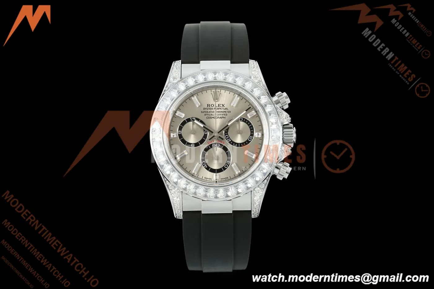 Rolex - Daytona 126539 40mm Gain Weight SS/RU Gry/Dia QF V13 JH4131 Free Sprung