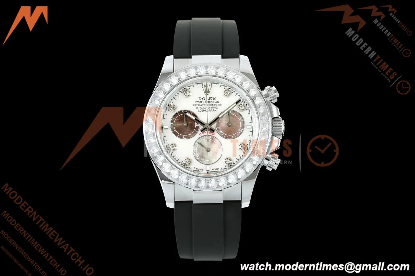 Rolex - Daytona 126589 40mm Gain Weight SS/RU MOP/Dia QF V13 JH4131 Free Sprung