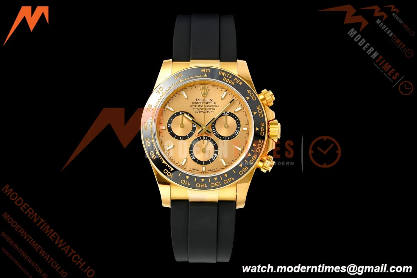 Rolex - Daytona 126518LN 40mm Gain Weight YG/RU Gold/Stk ERF JH4131 Free Sprung