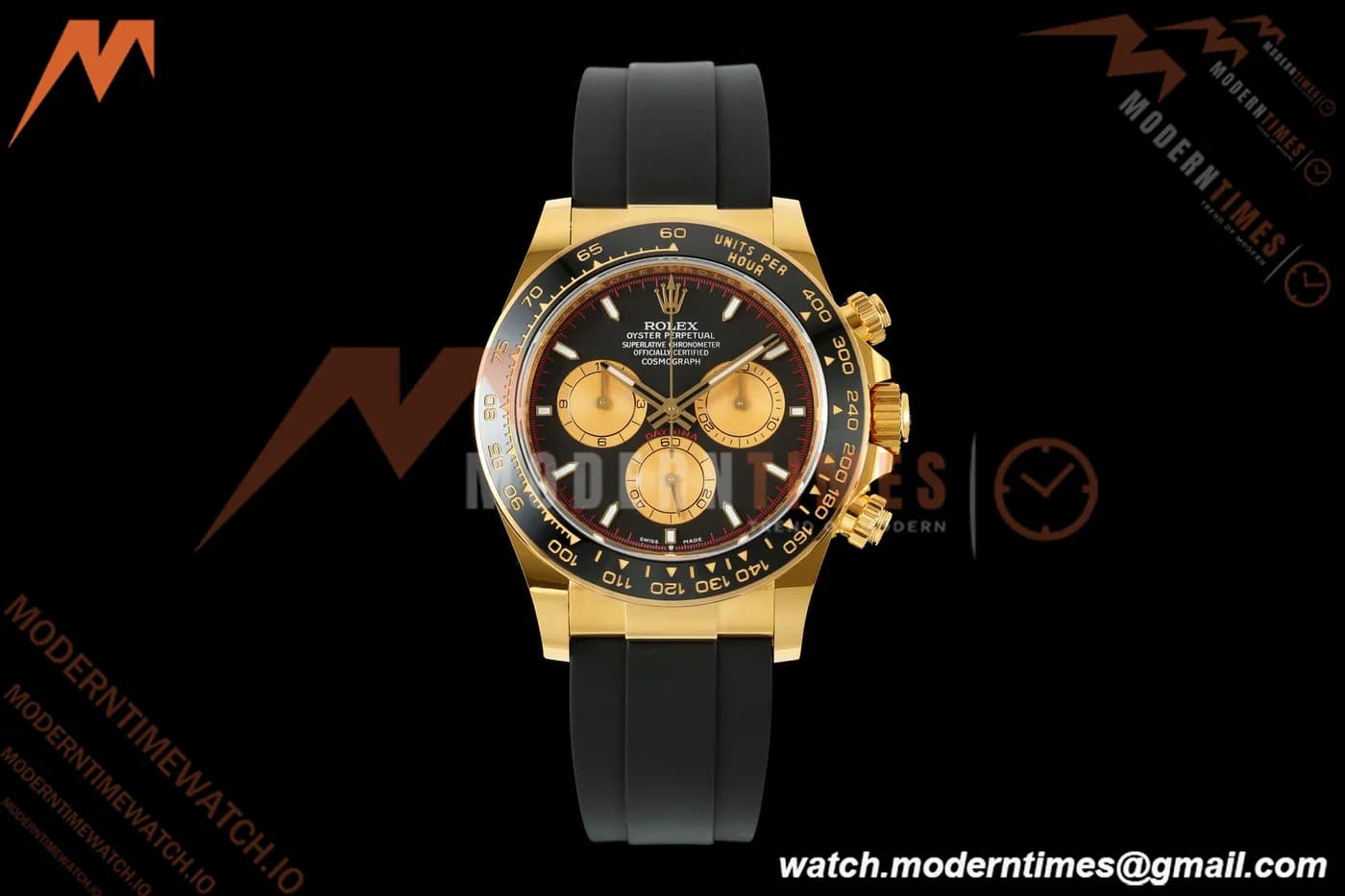 Rolex - Daytona 126518LN Gain Weight 40mm YG/RU Blk/YG/Stk BTF DD4131