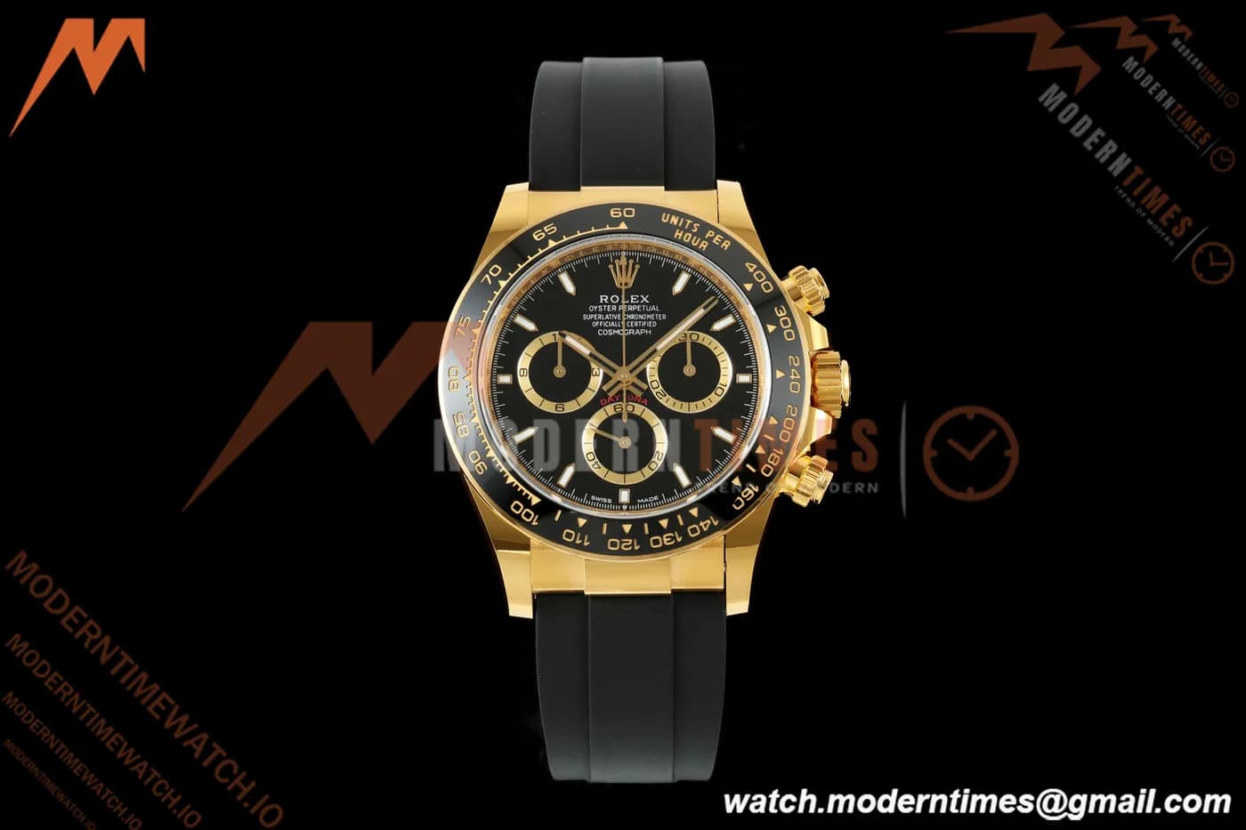 Rolex - Daytona 126518LN Gain Weight 40mm YG/RU Blk/Stk BTF DD4131