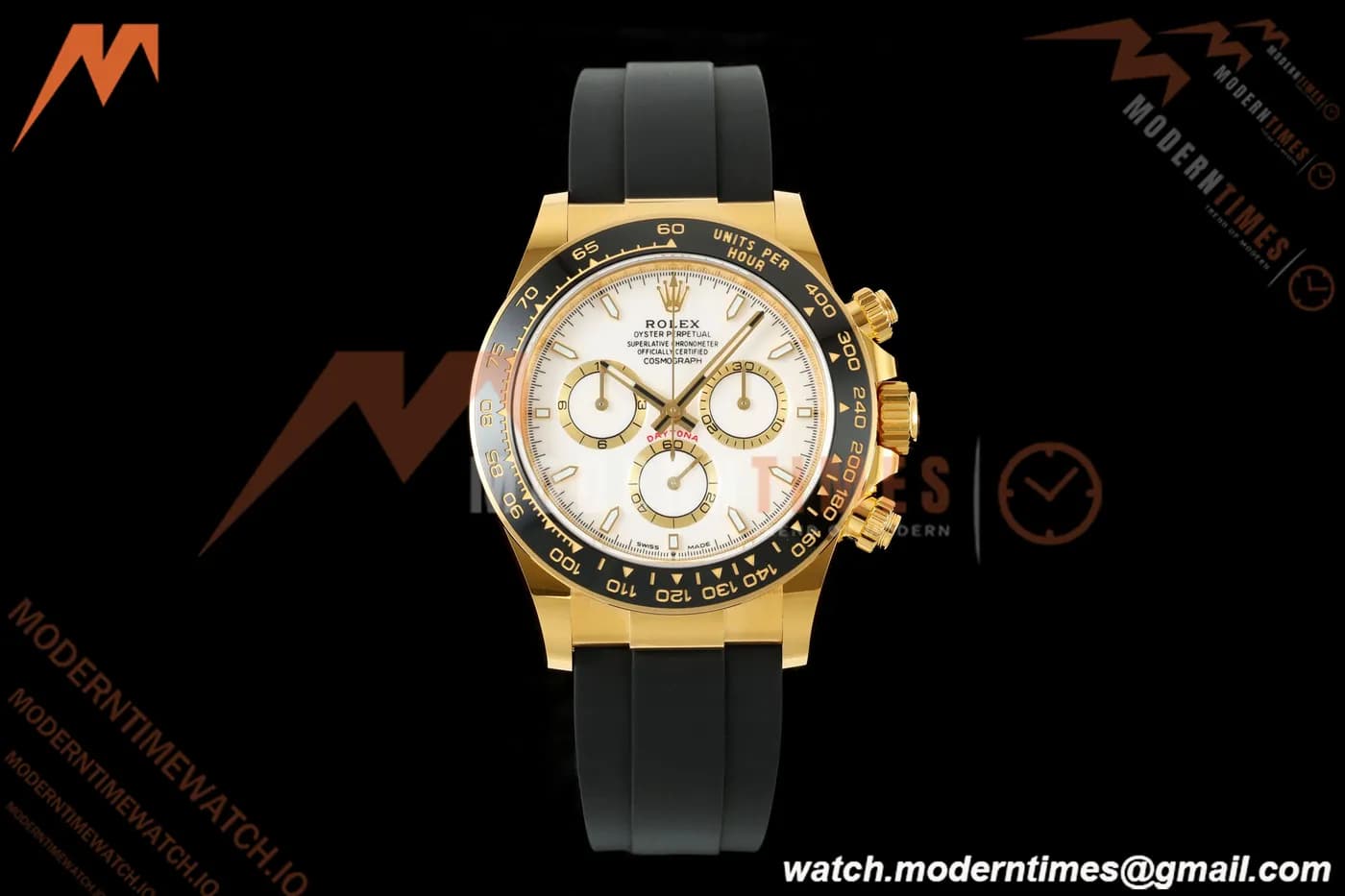 Rolex - Daytona 126518LN Gain Weight 40mm YG/RU Wht/Stk BTF DD4131