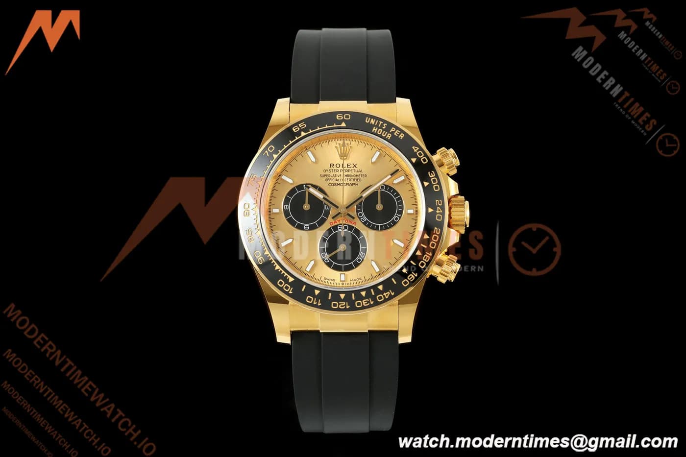 Rolex - Daytona 126518LN Gain Weight 40mm YG/RU YG/Blk/Stk BTF DD4131