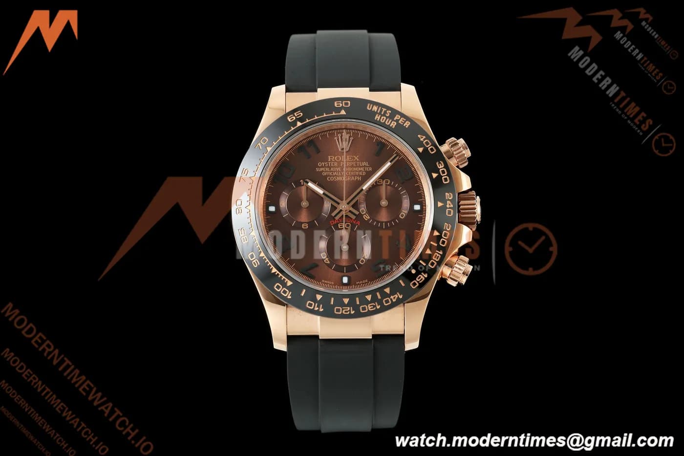 Rolex - Daytona 116515LN 40mm Gain Weight RG/RU Chocolate/Num QF V11 SA4130