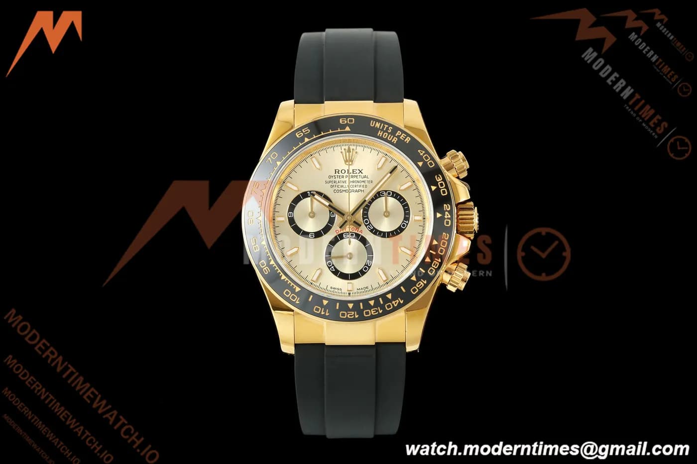 Rolex - Daytona 126518LN Gain Weight 40mm YG/RU YG/Stk QF V18 JH4131 Free Sprung