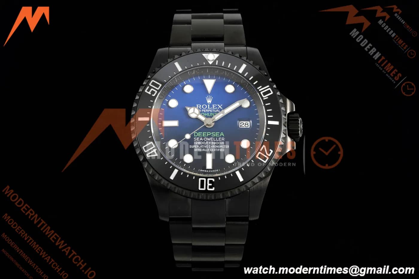Rolex - Pro Hunter Deepsea Sea Dweller 116660 PVD/PVD Gradient Blue GMF VR3135