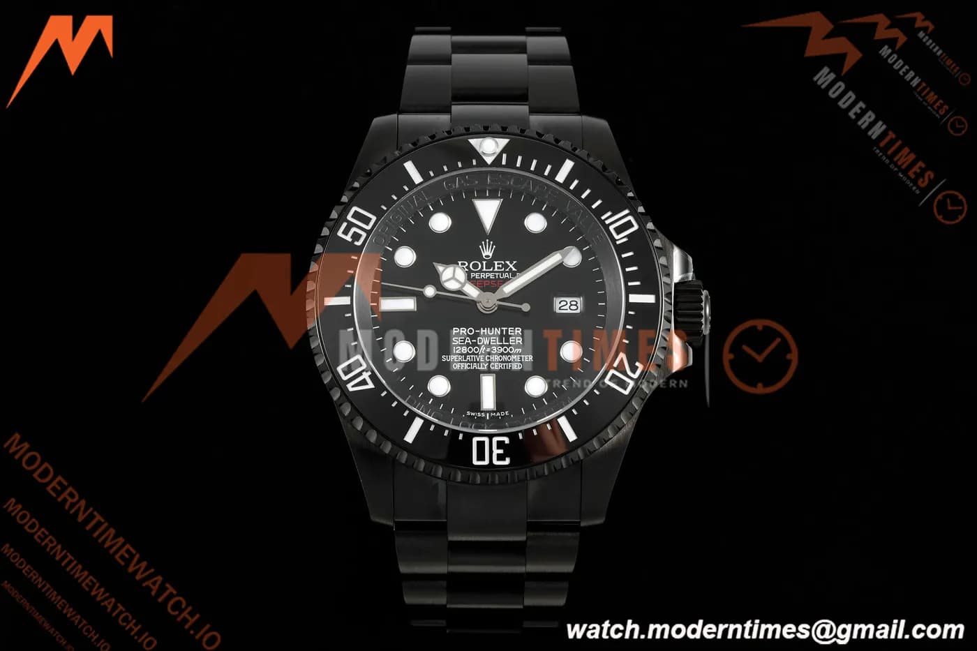 Rolex - Pro Hunter Red Deepsea Sea Dweller 116660 PVD/PVD Black GMF VR3135