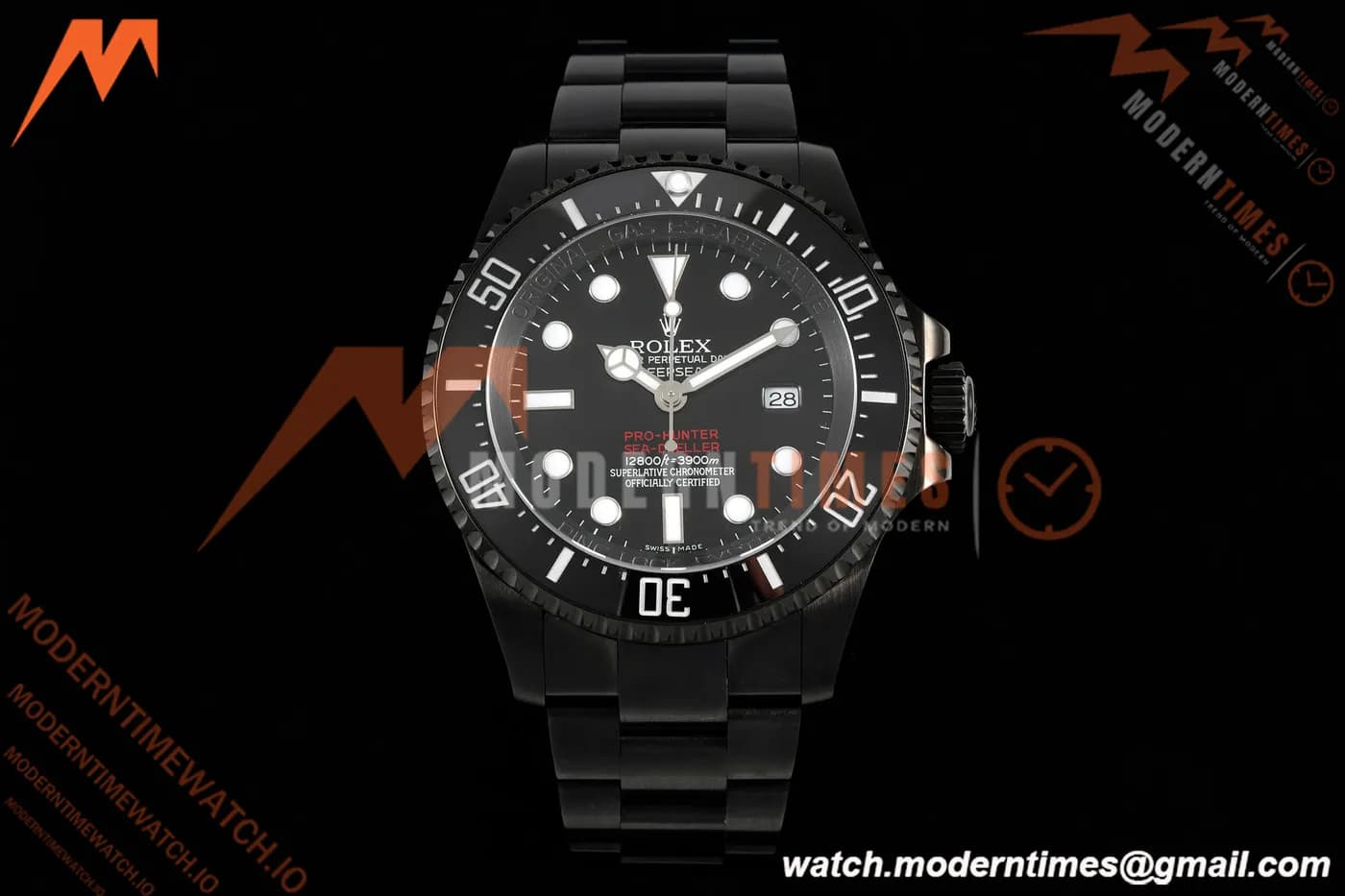 Rolex - Pro Hunter Deepsea Red Sea Dweller 116660 PVD/PVD Black GMF VR3135