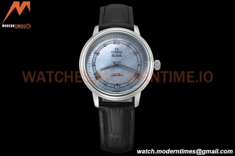 Omega - De Ville Prestige Ladies 32.7mm SS/LE Ice Blue GDF MY8215