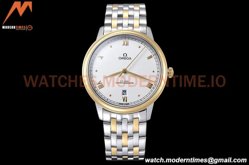 Omega - De Ville Prestige 40mm YG/SS White GDF MY8215