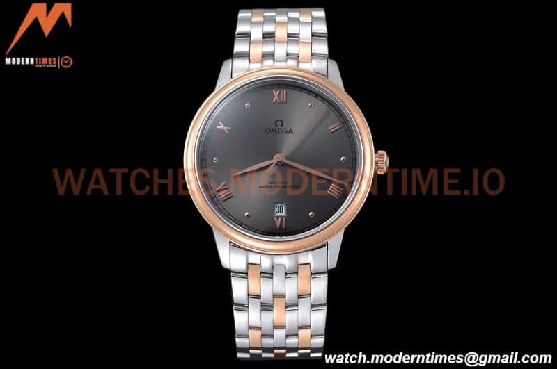 Omega - De Ville Prestige 40mm RG/SS Grey GDF MY8215