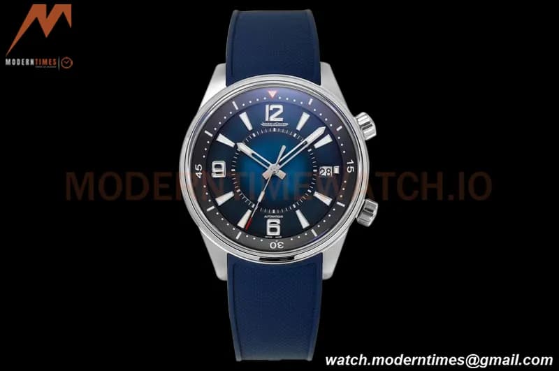 Jaeger LeCoultre - Polaris Date Automatic 42mm SS/RU Deep Blue/Stk BLS A899A