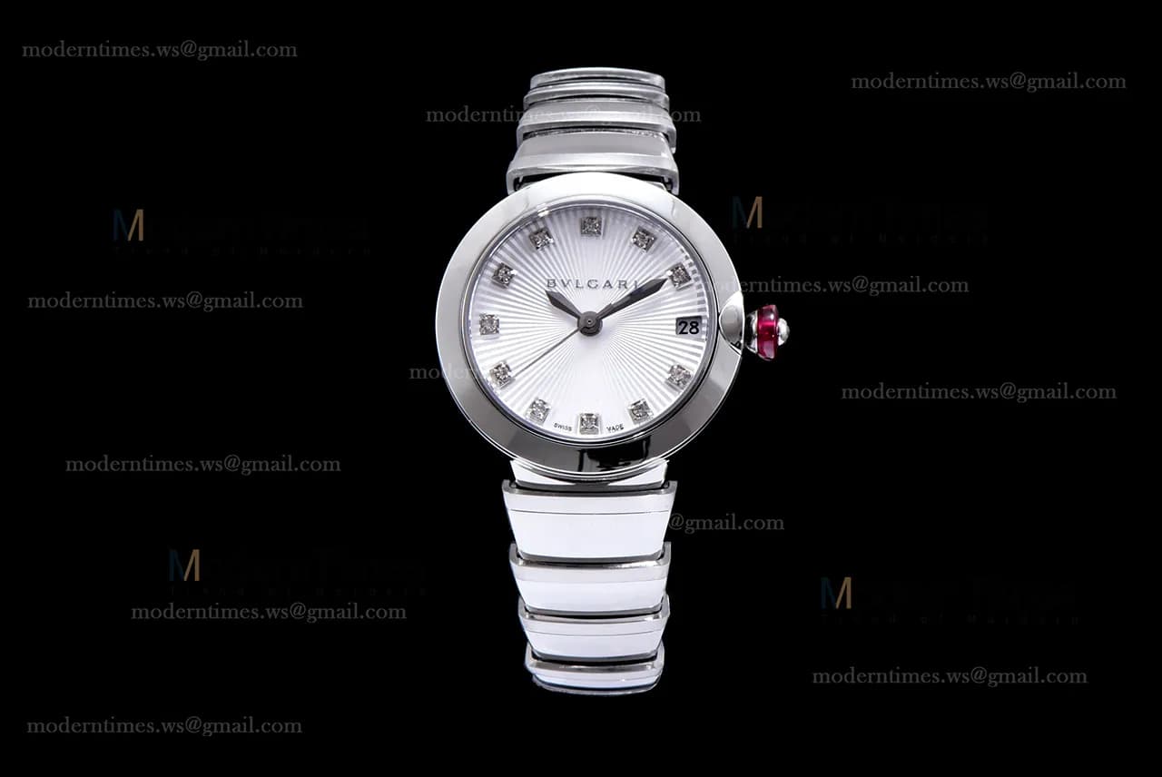 Bvlgari LVCEA Series SS/SS Wht BVF Automatic/Quartz 102195 LU28C6SSD