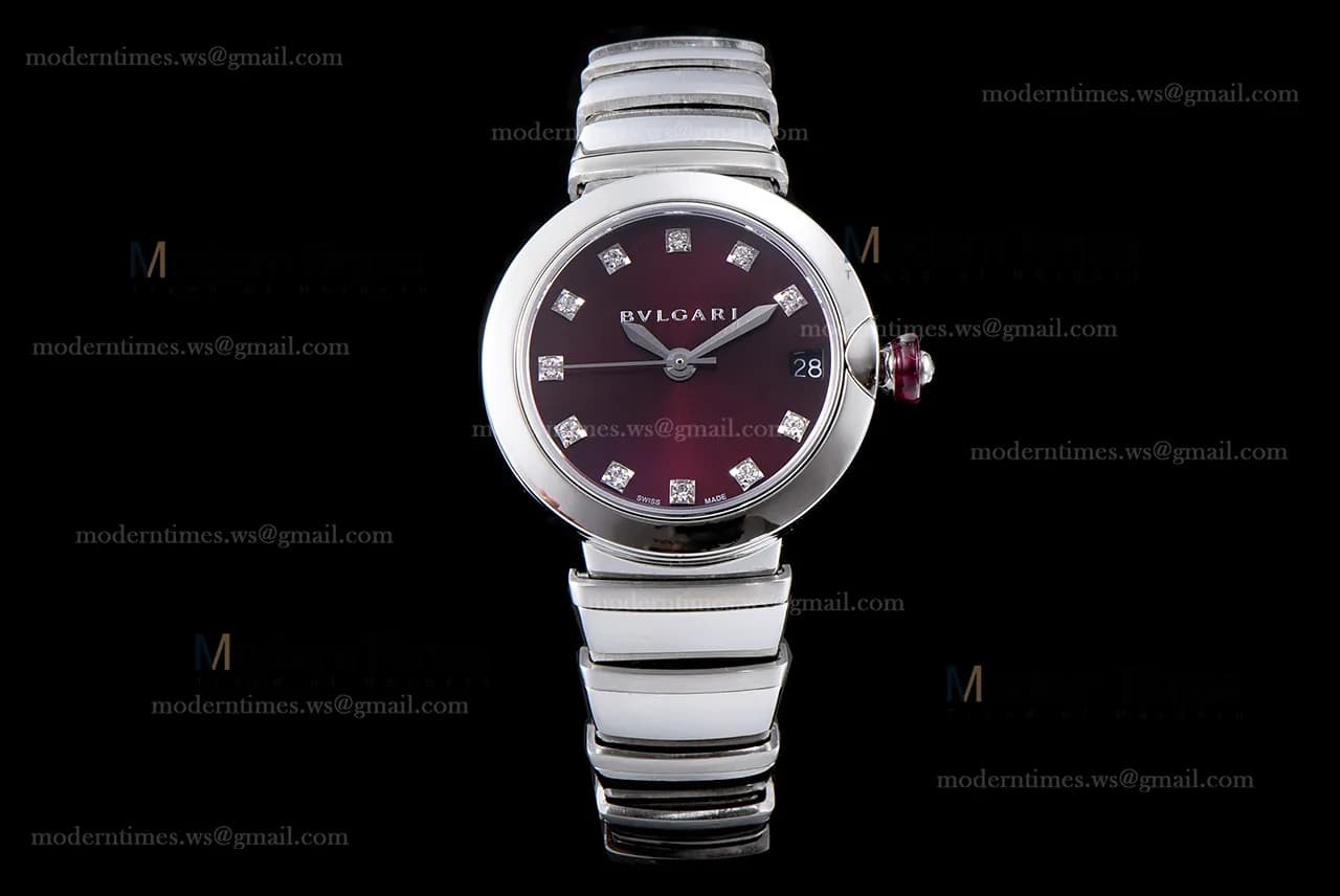 Bvlgari LVCEA Series SS/SS Bro ZLO Quartz 102196 LU28WSS/12