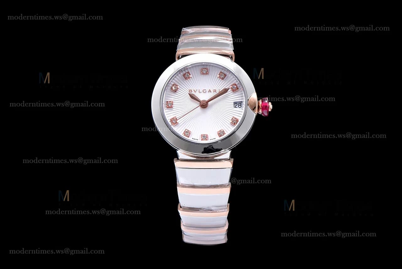 Bvlgari LVCEA Series RG/RG TT Wht BVF Automatic/Quartz 102197 LU33C6SSPGD